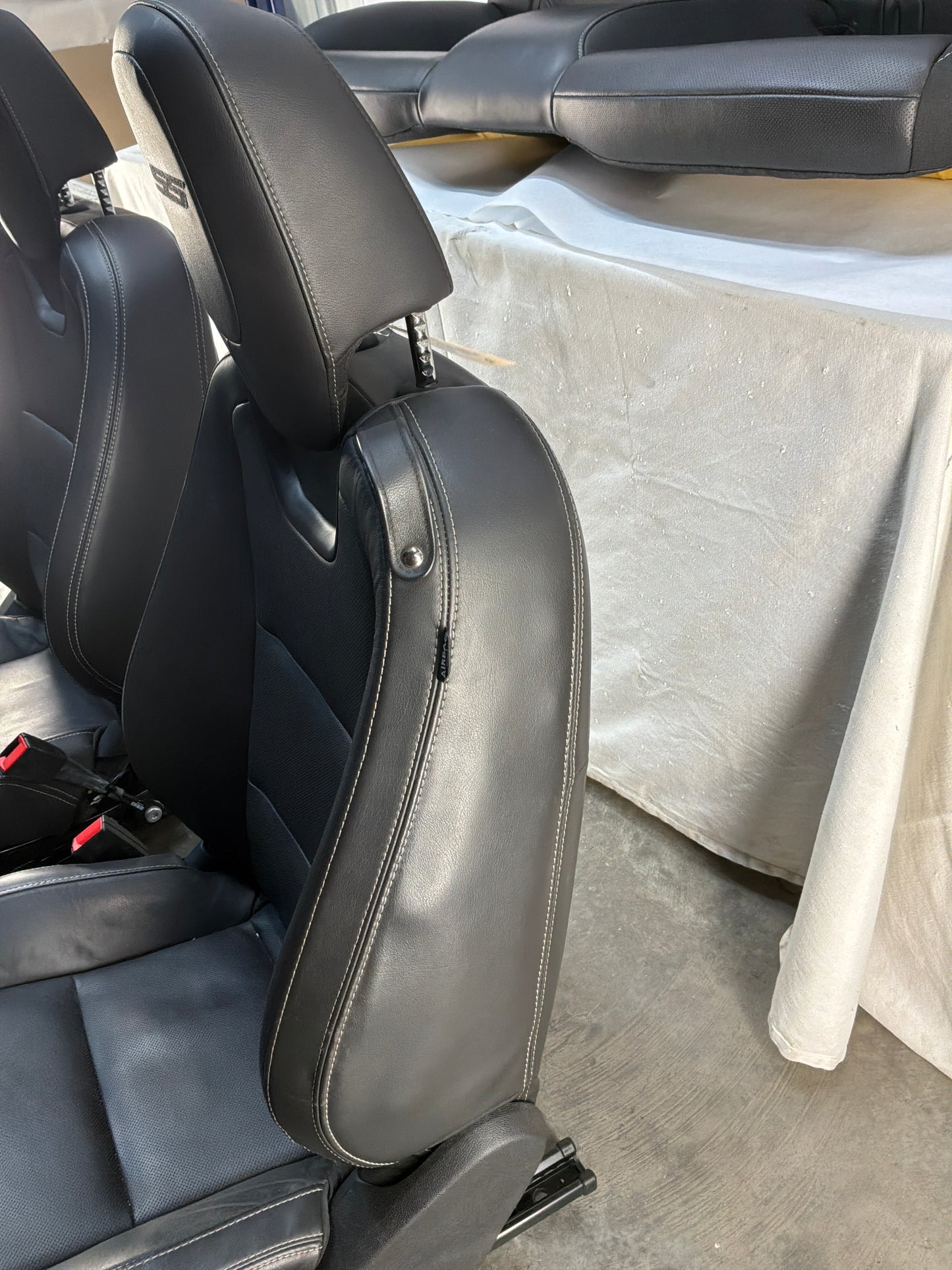 2013 Chevy Camaro 1LE Seats Front and Rears Black Leather OEM