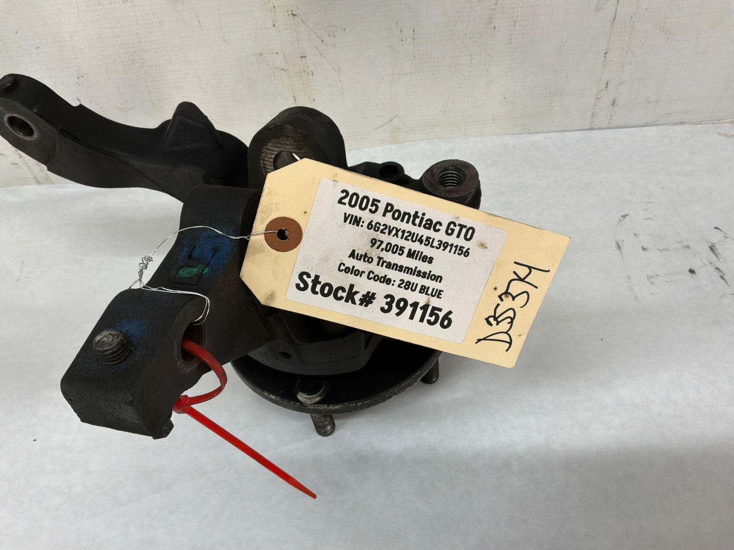 Rh front spindle - Day's Parts Yard
