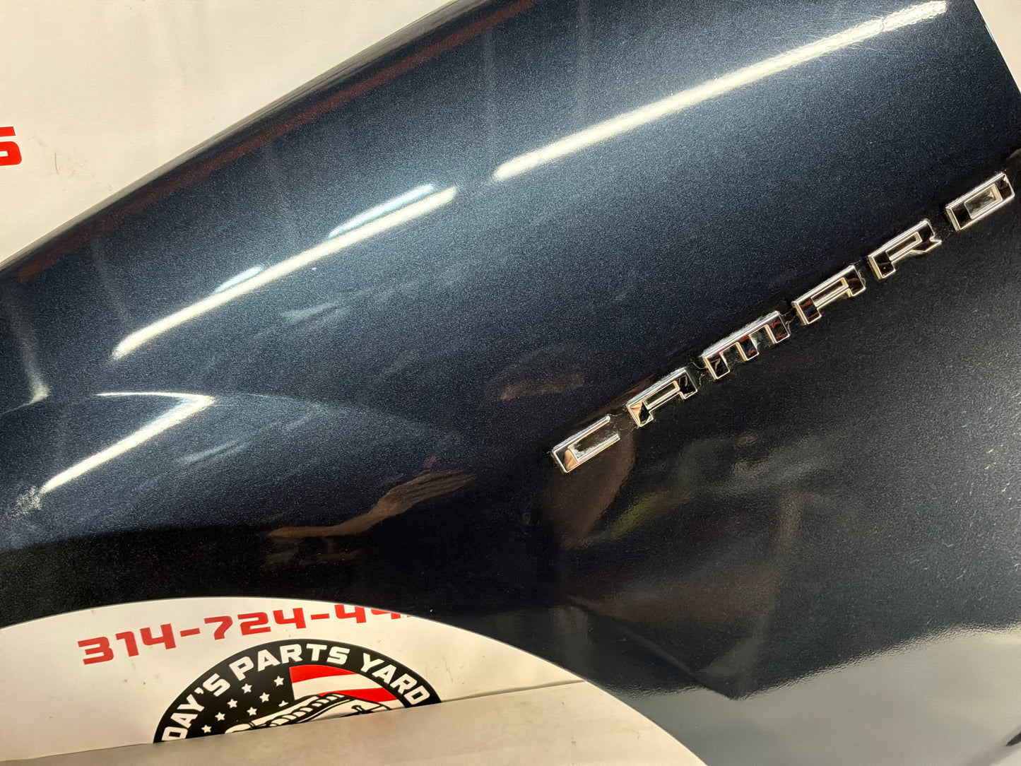2014 Chevy Camaro SS LH Driver Front Fender Black OEM