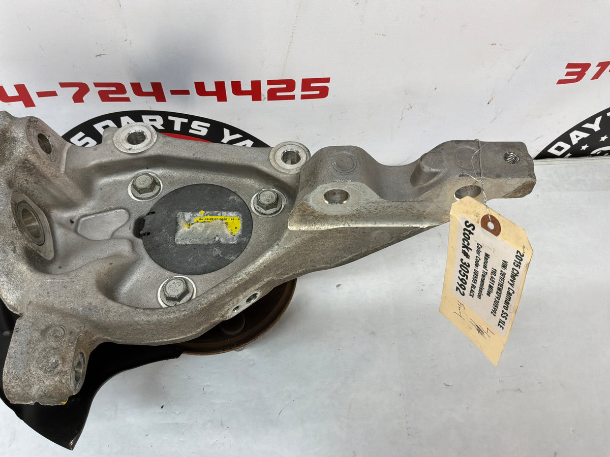 2015 Chevy Camaro SS 1LE LH Driver Front Suspension Spindle Knuckle Hub Assembly OEM