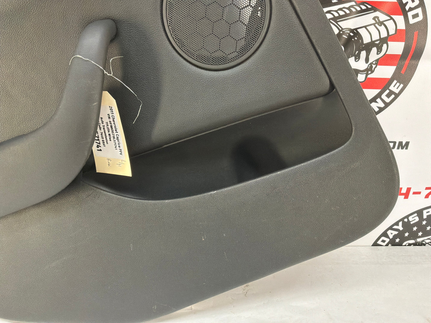 2011 Chevy Caprice PPV LH Driver Rear Interior Door Panel OEM