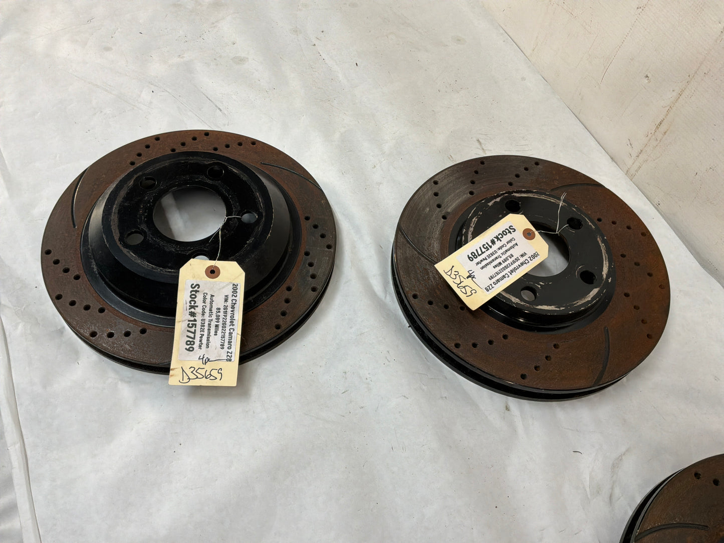 Front and rear rotors - Day's Parts Yard