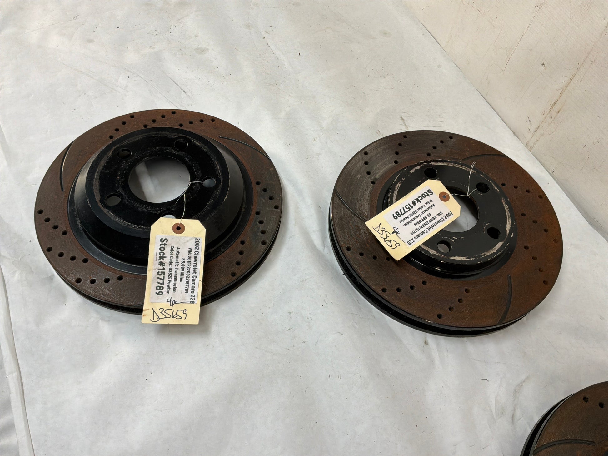 Front and rear rotors - Day's Parts Yard