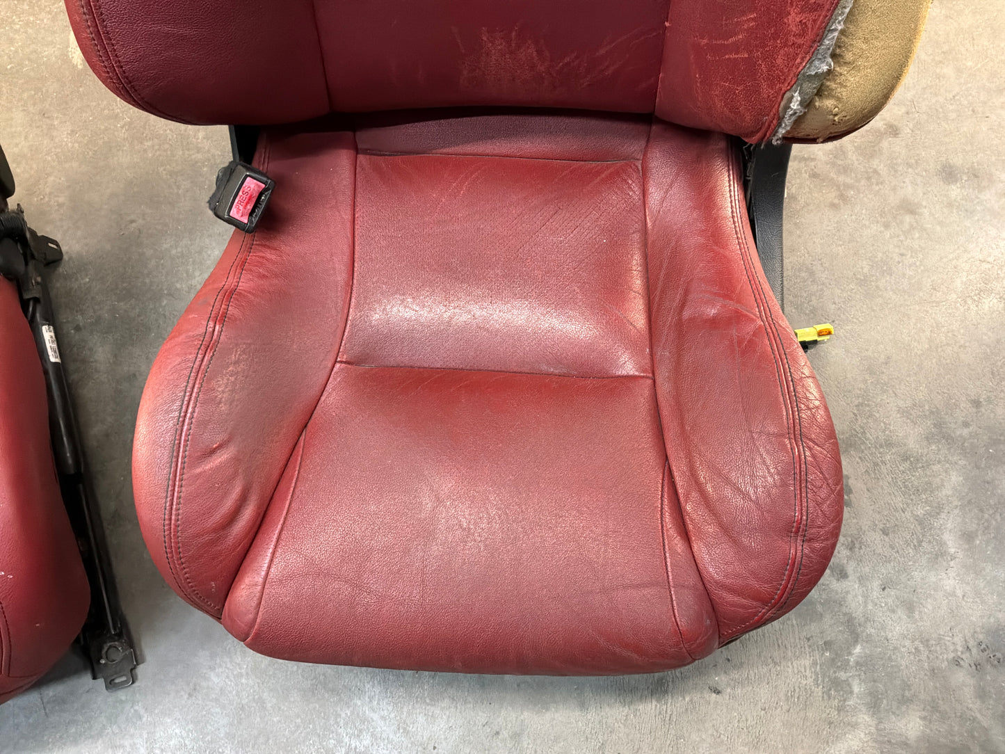 2004 Pontiac GTO Red Leather Seats Fronts and Rears OEM
