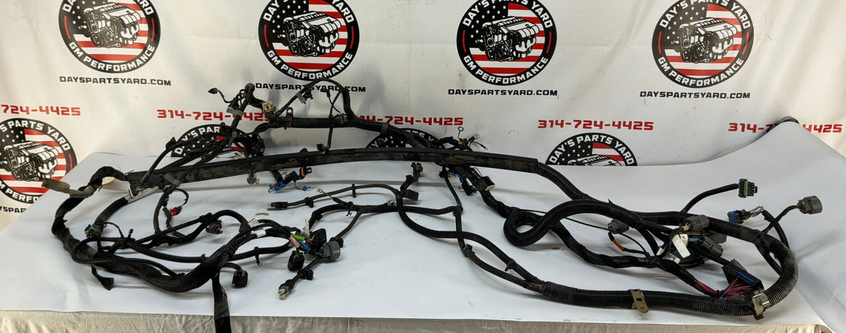 2002 Chevy C5 Corvette Engine Motor Automatic Transmission Wire Wiring Harness OEM