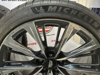 Cadillac CT5-V CT5V CT5 V Blackwing Black Wing Factory OEM Wheels Rims Front Rear