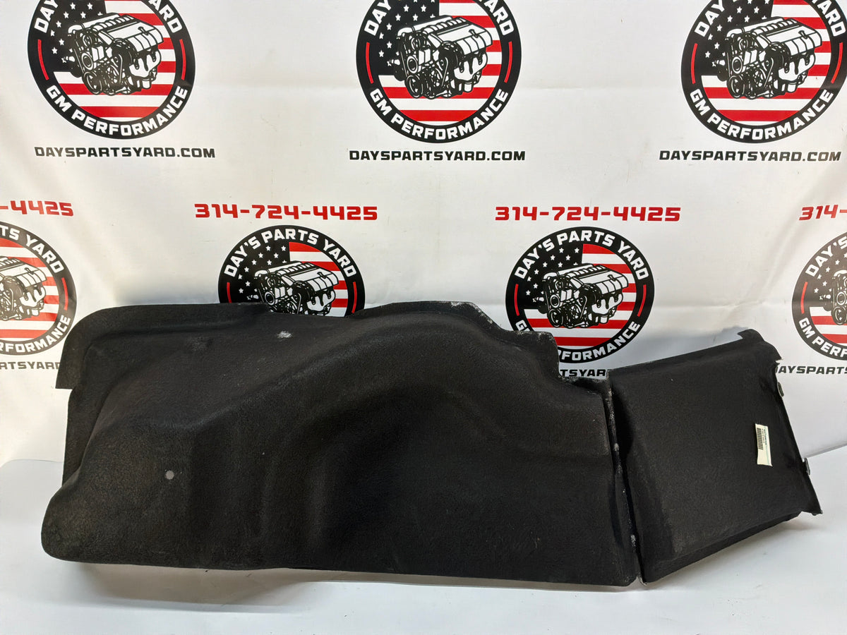 2008 Pontiac G8 GT RH Passenger Interior Trunk Quarter Cargo Carpet Trim Panel Cover OEM