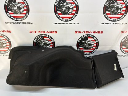 2008 Pontiac G8 GT RH Passenger Interior Trunk Quarter Cargo Carpet Trim Panel Cover OEM