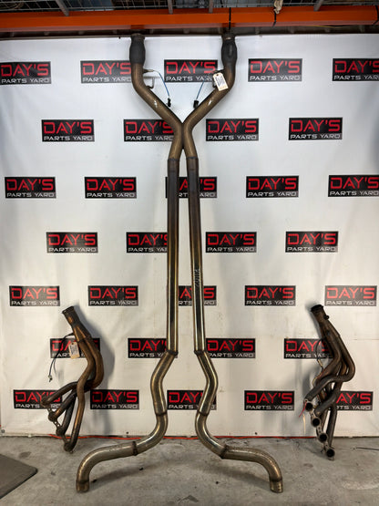 2008-09 Pontiac G8 GT American Racing Long Tube Exhaust Headers w/ Catted X Pipe
