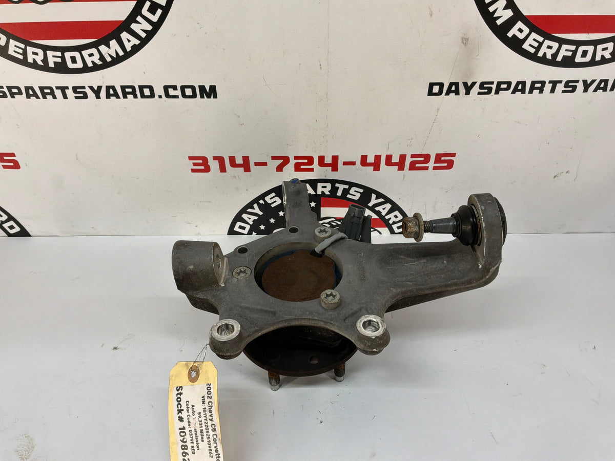 2002 Chevy C5 Corvette RH Passenger Front Suspension Spindle Knuckle Hub OEM