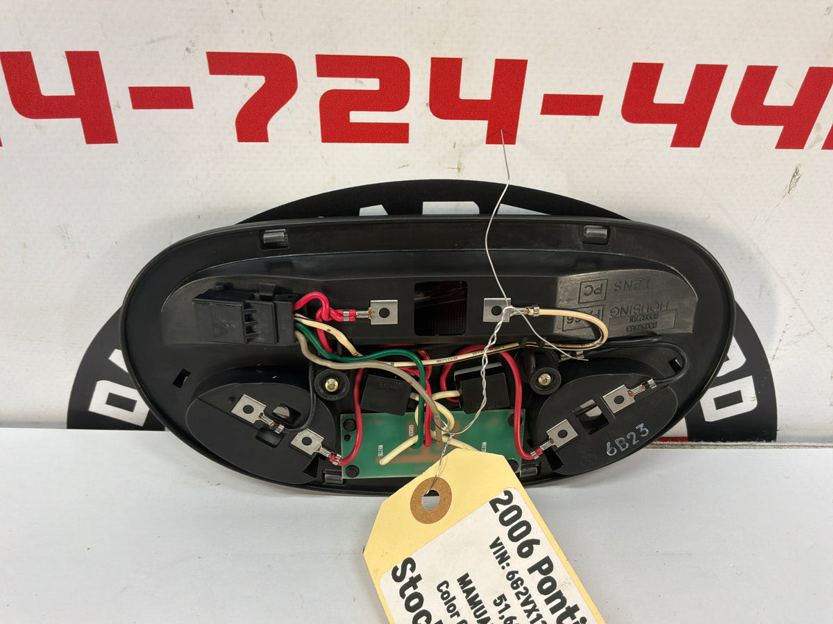 2006 Pontiac GTO Over Head Overhead Dome Reading Light Lamp OEM