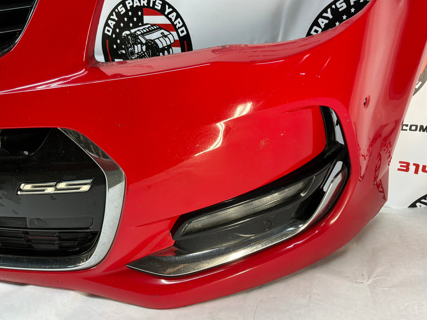 2014 Chevy SS Sedan Complete Front Bumper Fascia Cover Red OEM