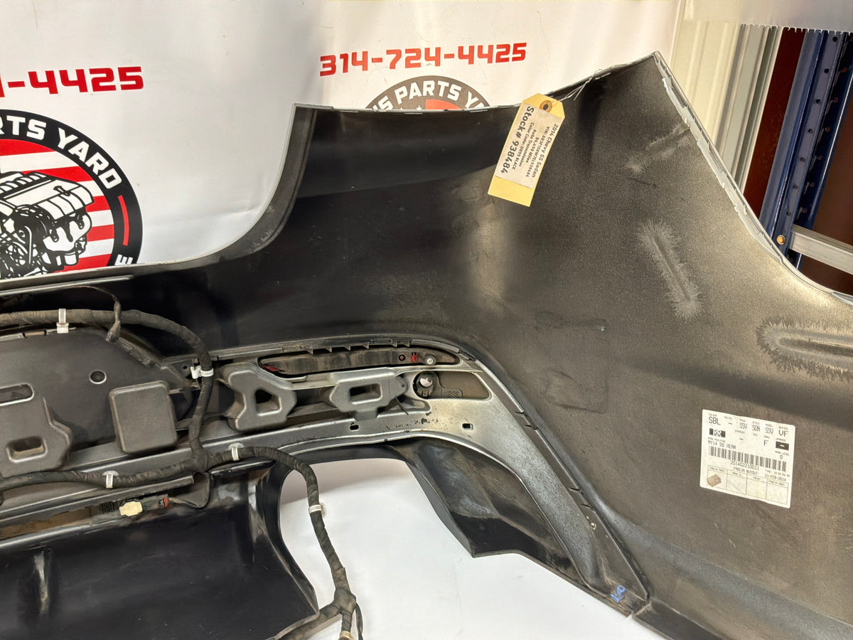 2014 Chevy SS Sedan Rear Bumper Cover Silver OEM