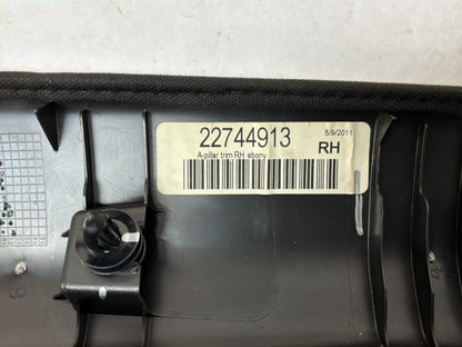 2011 Cadillac CTS-V Coupe RH Passenger Interior A Pillar Molding Trim Panel OEM