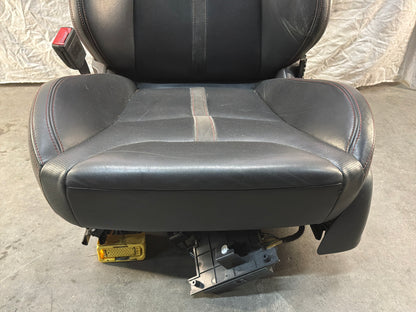 2017 Chevy SS Sedan Front LH Driver Seat Black Leather Alcantara Suede OEM