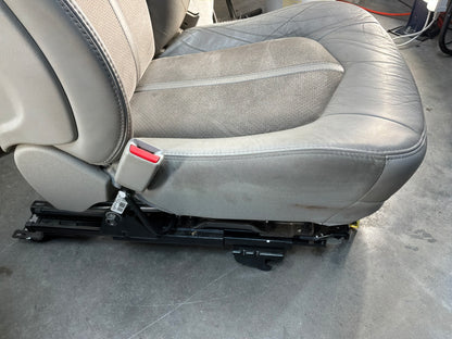 2009 Cadillac CTS-V Seats Fronts and Rears Leather and Suede OEM Titanium