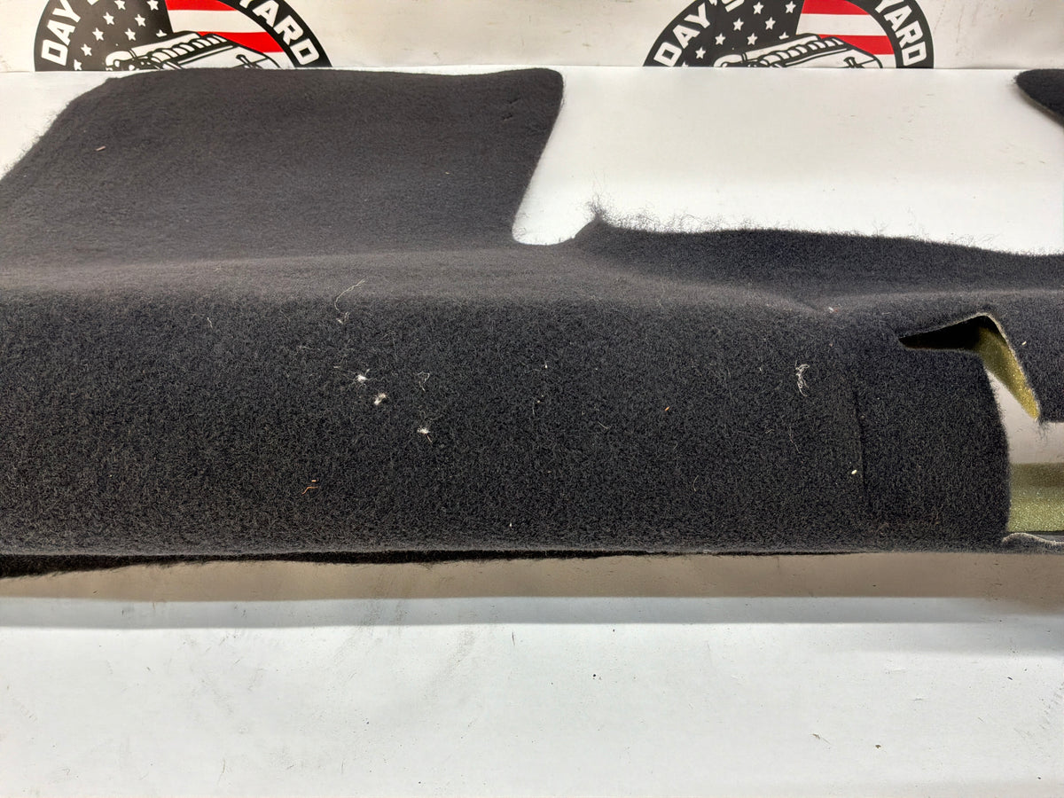 2002 Chevy C5 Corvette Convertible Rear Seat Back Inner Riser Carpet Black OEM