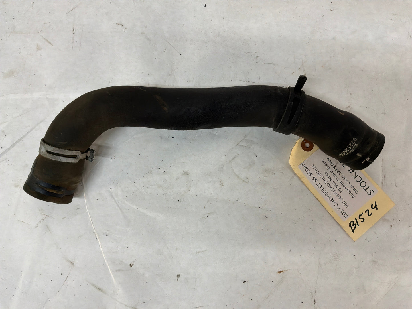 2017 Chevy SS Sedan Lower Radiator Hose OEM