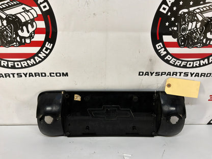 2002 Chevy Corvette Convertible Rear License Plate Bracket Finish Panel Reverse Lights Lamps OEM