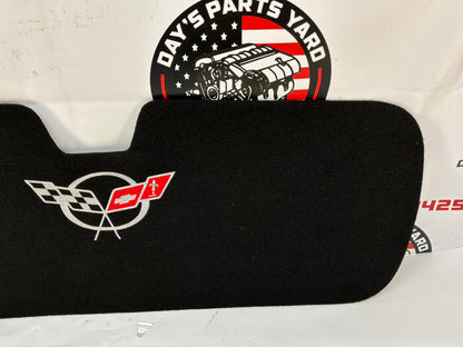2002 Chevy Corvette Convertible Embroidered Rear Trunk Lid Carpet OEM