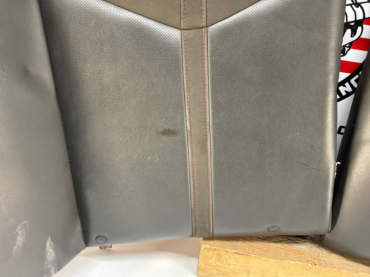 2017 Chevy SS Sedan Rear Seats Black Leather Alcantara Suede OEM