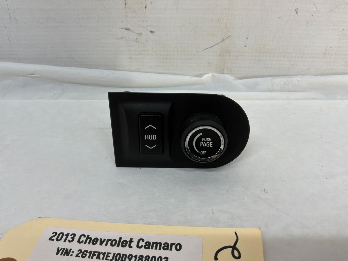 2013 Chevy Camaro Heads Up Display HUD Adjustment Switch Button Control OEM