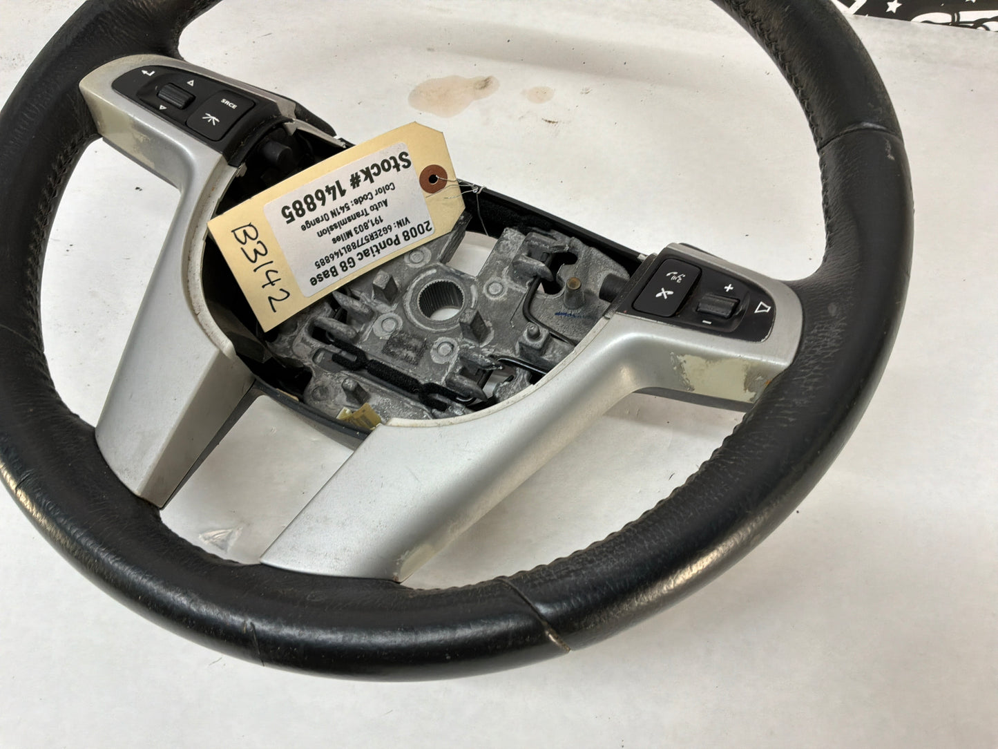 2008 Pontiac G8 Base Steering Wheel OEM