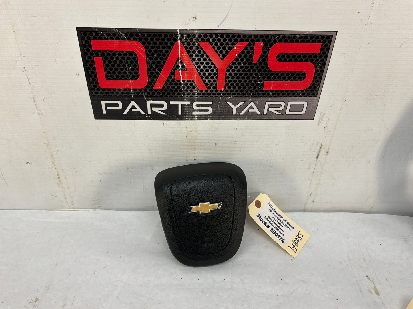 2017 Chevy SS Sedan Steering Wheel Air Bag Airbag OEM