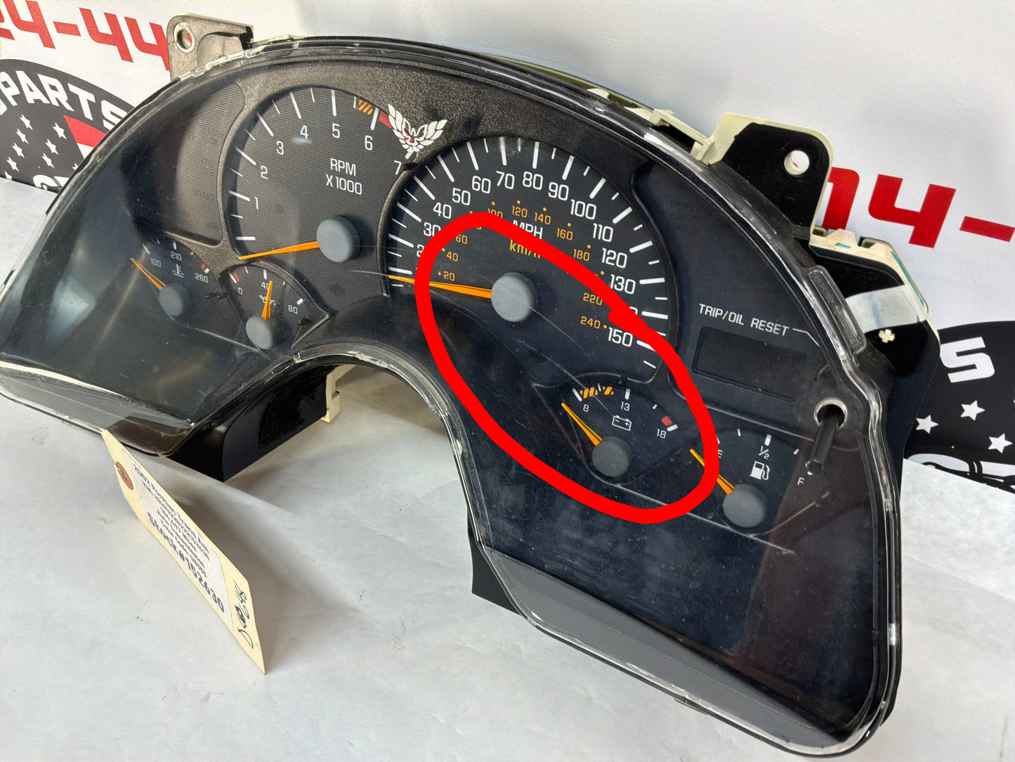 2002 Pontiac Trans Am WS6 Gauge Cluster Speedometer Instrument Panel OEM