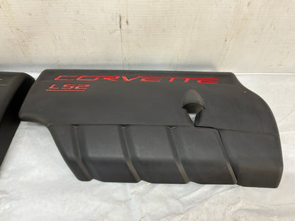 2005 Chevy C6 Corvette RH & LH Engine Appearance Intake Manifold Covers OEM - Day's Parts Yard