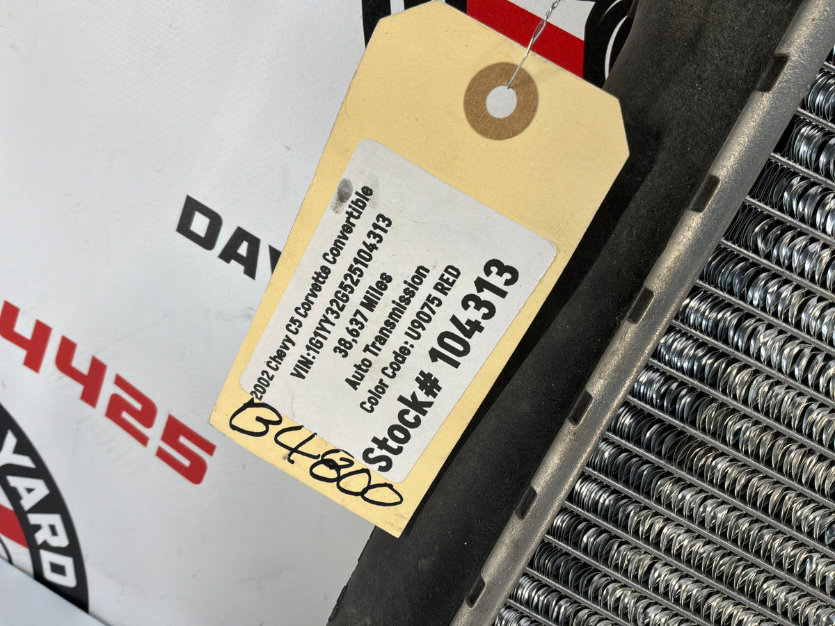 2002 Chevy Corvette C5 Convertible Engine Motor Coolant Radiator OEM