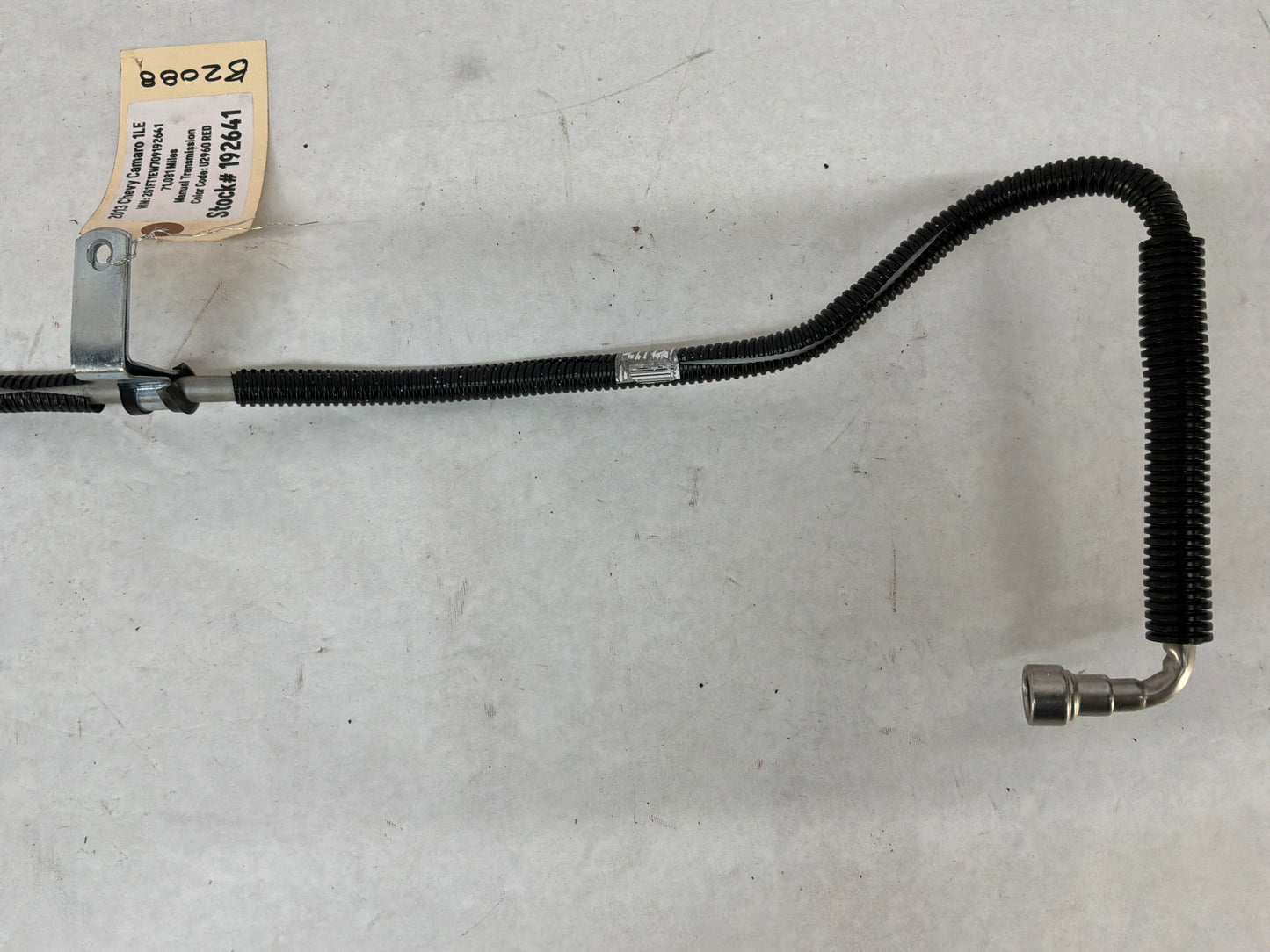 2013 Chevy Camaro 1LE Fuel Gas Line Hose Tube Pipe OEM