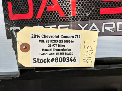 2014 Chevy Camaro ZL1 Rear Bumper Cover Black OEM