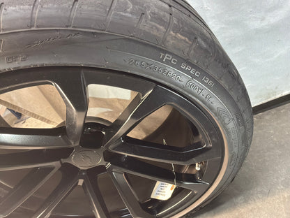 2014 Chevy Camaro ZL1 Factory OEM Wheels Rims and Goodyear Eagle F1 Tires 20X10 20X11