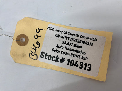 2002 Chevy C5 Corvette Convertible Front Bumper Fog Light Wire Wiring Harness OEM