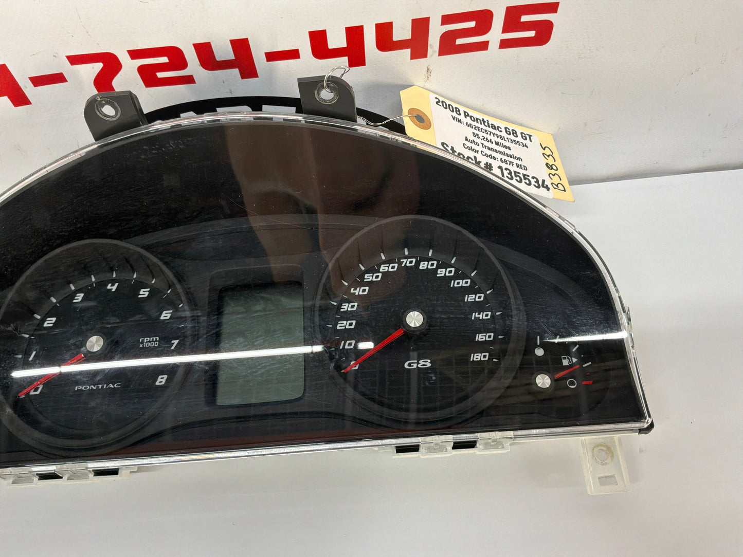 2008 Pontiac G8 GT Gauge Cluster Speedometer Instrument Panel OEM
