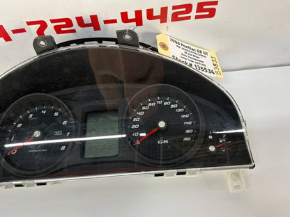 2008 Pontiac G8 GT Gauge Cluster Speedometer Instrument Panel OEM