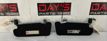 2006 Pontiac GTO RH & LH Sun Visors Shades Sunvisors w/ Clips OEM