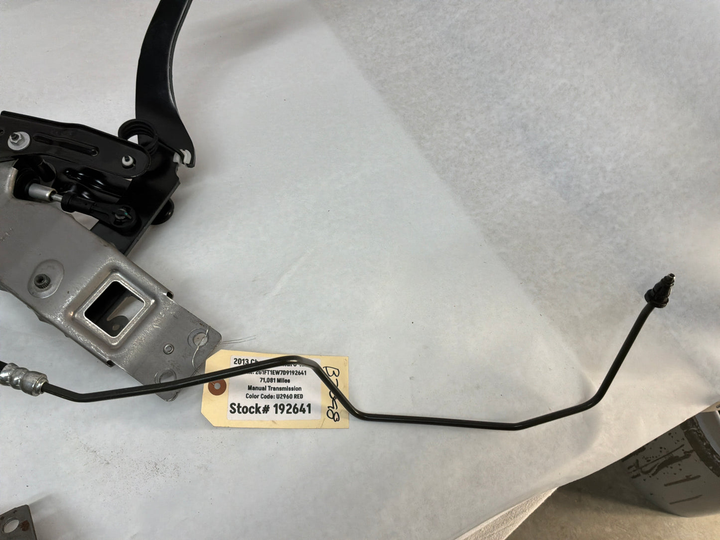 2013 Chevy Camaro 1LE Manual Transmission Pedal Brake Clutch Master Cylinder Assembly OEM