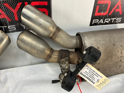 2014 Chevy Camaro ZL1 Factory OEM NPP Bi Mode Exhaust Mufflers OEM