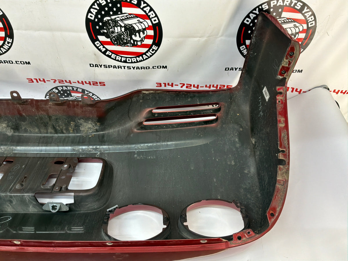 2002 Chevy C5 Corvette Rear Bumper Cover Red OEM