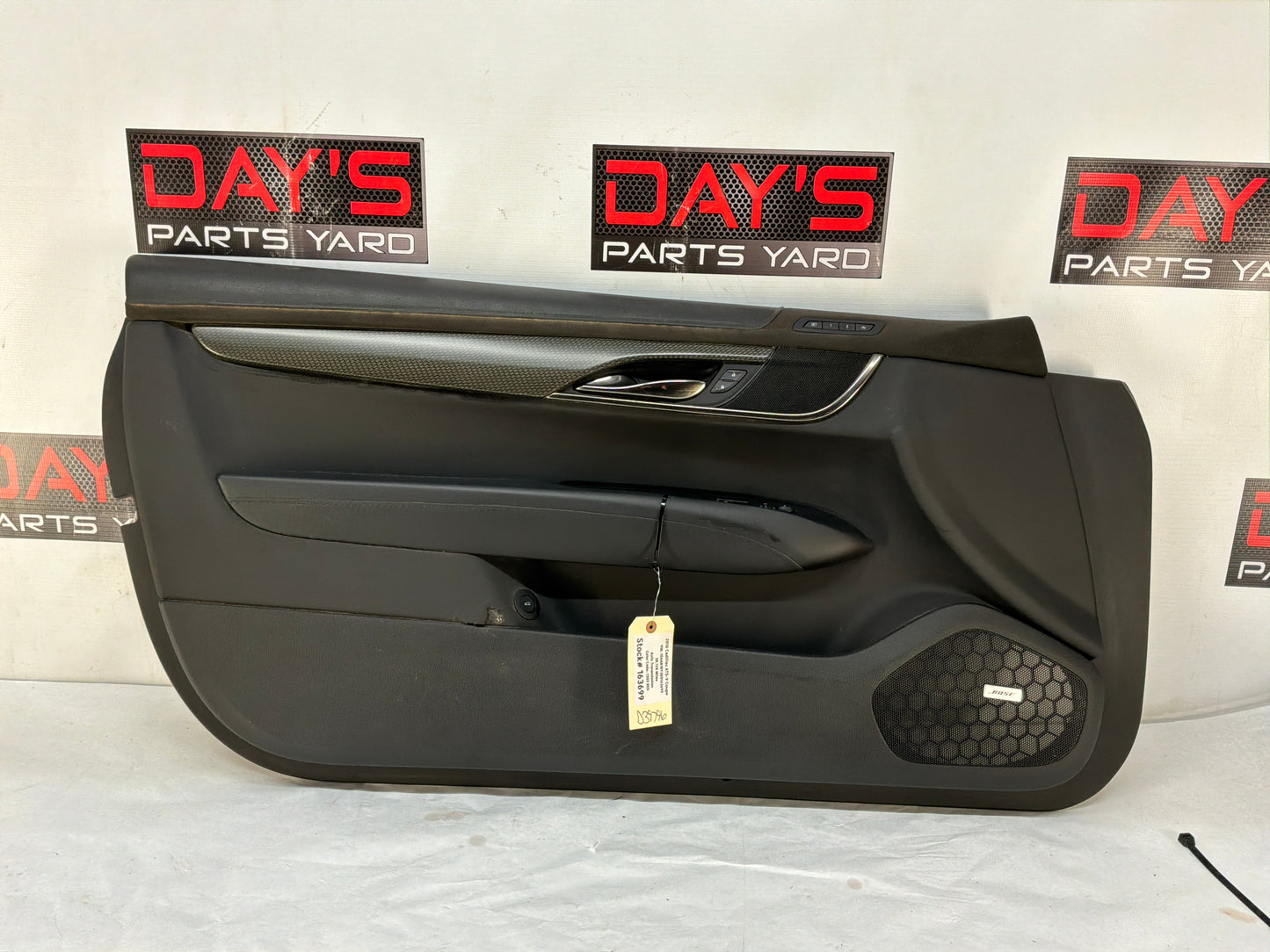 2016 Cadillac ATS-V Coupe LH Driver Front Interior Door Panel Trim OEM