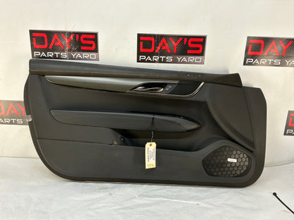 2016 Cadillac ATS-V Coupe LH Driver Front Interior Door Panel Trim OEM