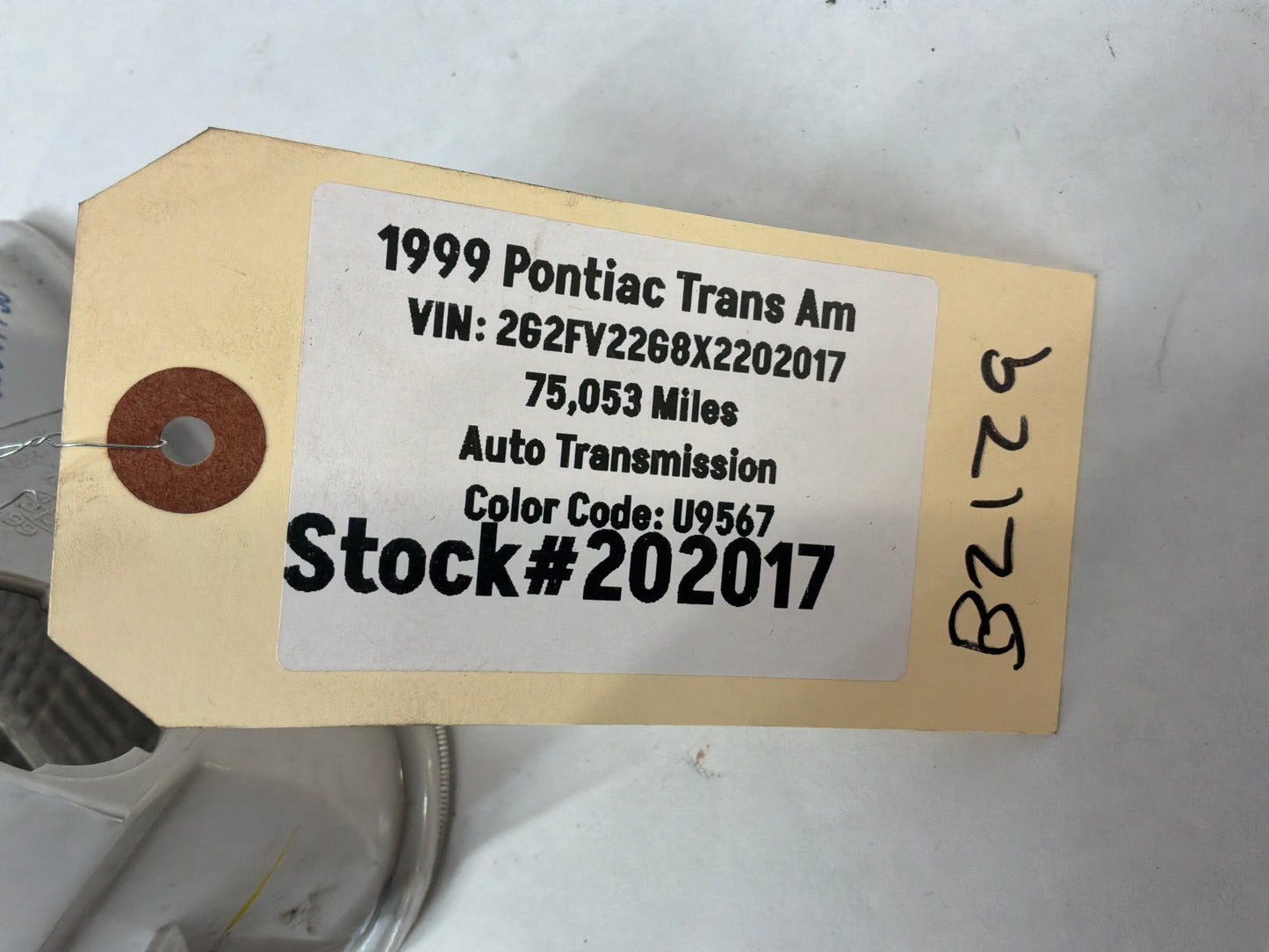 1999 Pontiac Trans Am WS6 LH Driver Parking & Turn Signal Lamp Assembly