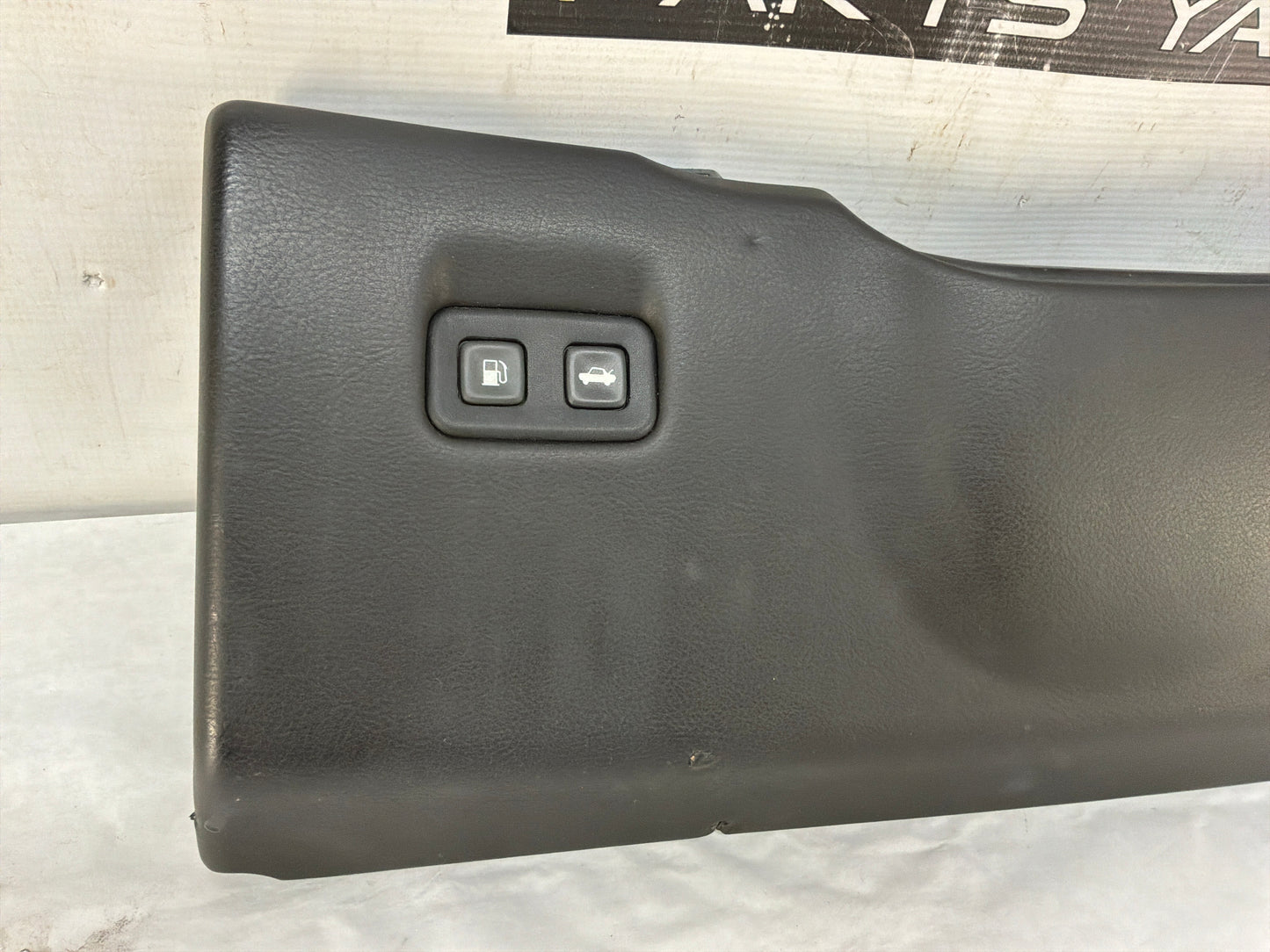 2005 Chevy C6 Corvette LH Driver Dash Knee Bolster Lower Trim Panel Switches Black OEM - Day's Parts Yard