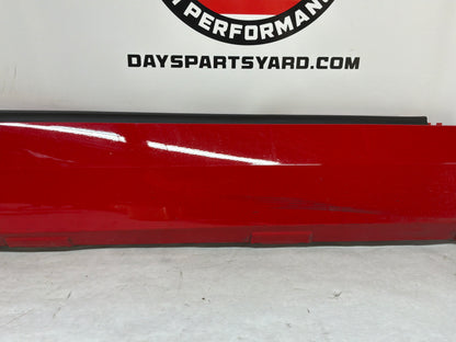 2013 Chevy Camaro 1LE RH Passenger Rocker Molding Side Skirt Panel Red OEM
