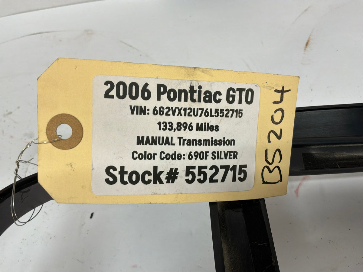 2006 Pontiac GTO Center Console Shifter Bezel Trim Plate Window Switches OEM