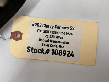 2002 Chevy Camaro SS RH Passenger Interior Door Handle Bezel Trim OEM Ebony