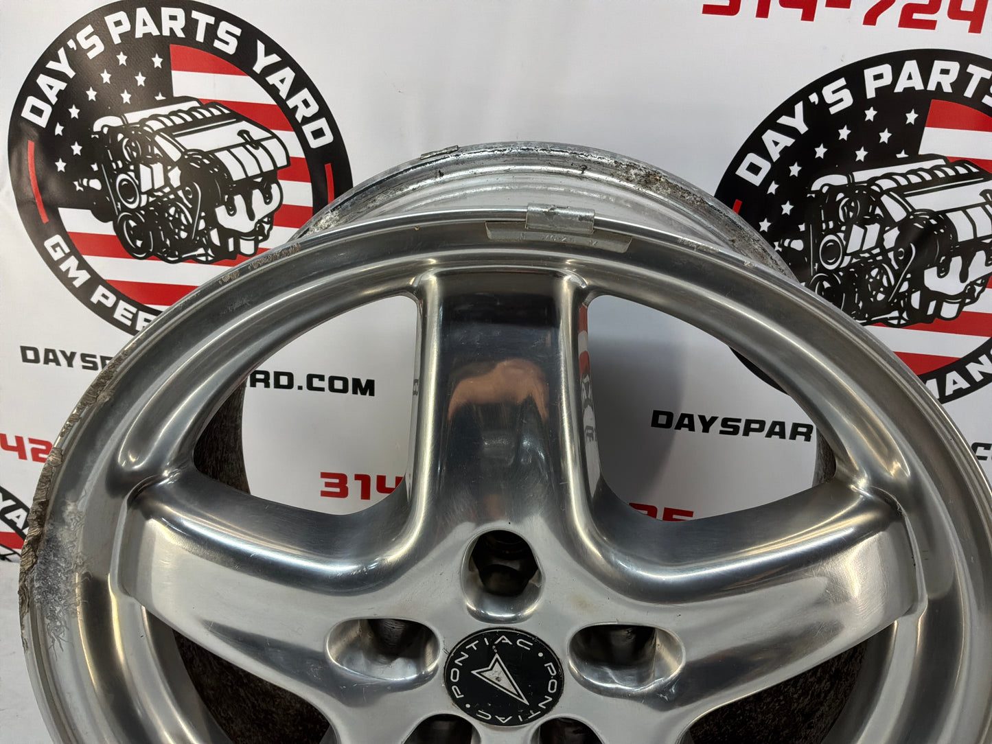 2002 Pontiac Trans Am WS6 Factory OEM Speedline 17x9 Wheel Rim Polished Alloy