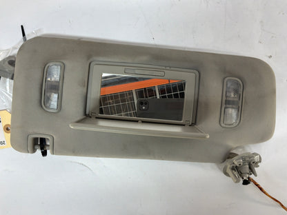2009 Cadillac CTS-V RH & LH Sunvisor Sun Visor Shade Set w/ Clips OEM Light Titanum